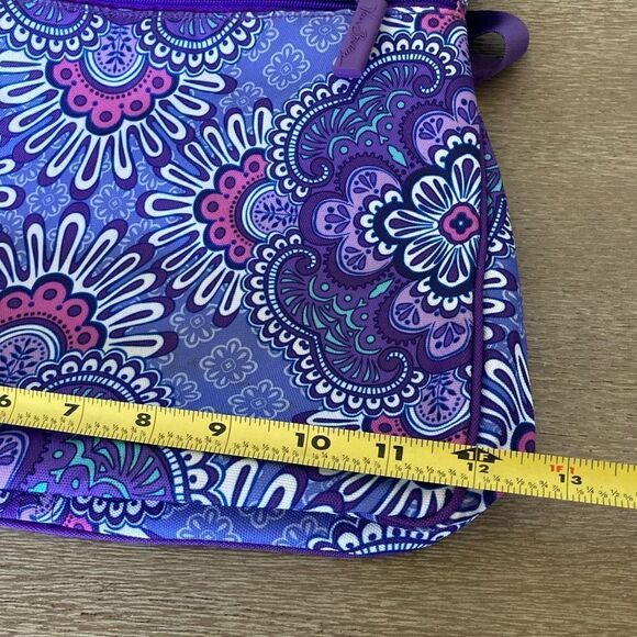 NWOT Vera Bradley Purple Lilac Tapestry Paisley Crossbody Bag Purse - Picture 8 of 9